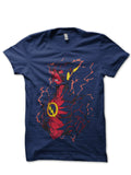 Flash Navy Blue Tee Hoodie, Sweatshirt | CoreVibeTees.com