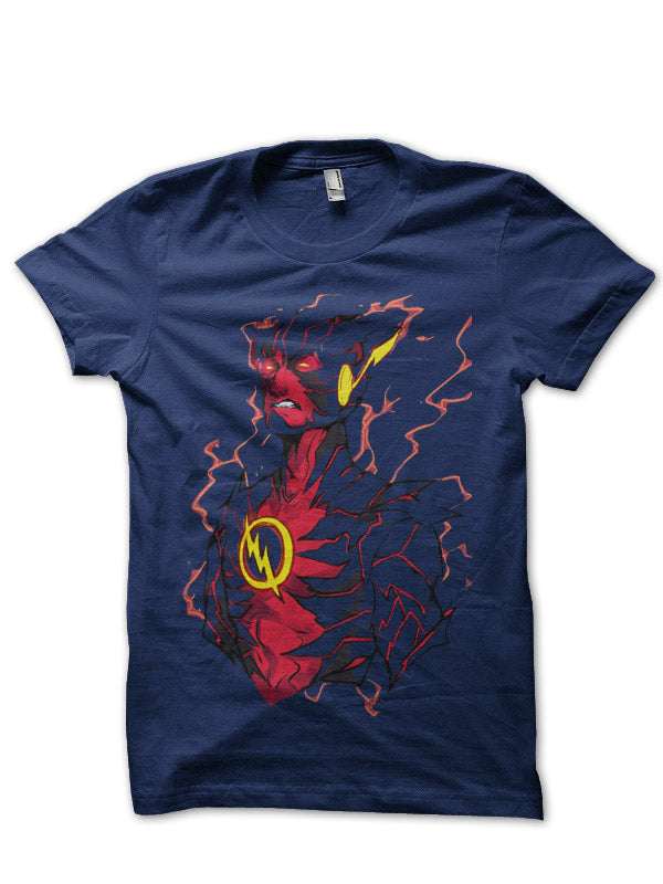 Flash Navy Blue Tee Hoodie, Sweatshirt | CoreVibeTees.com