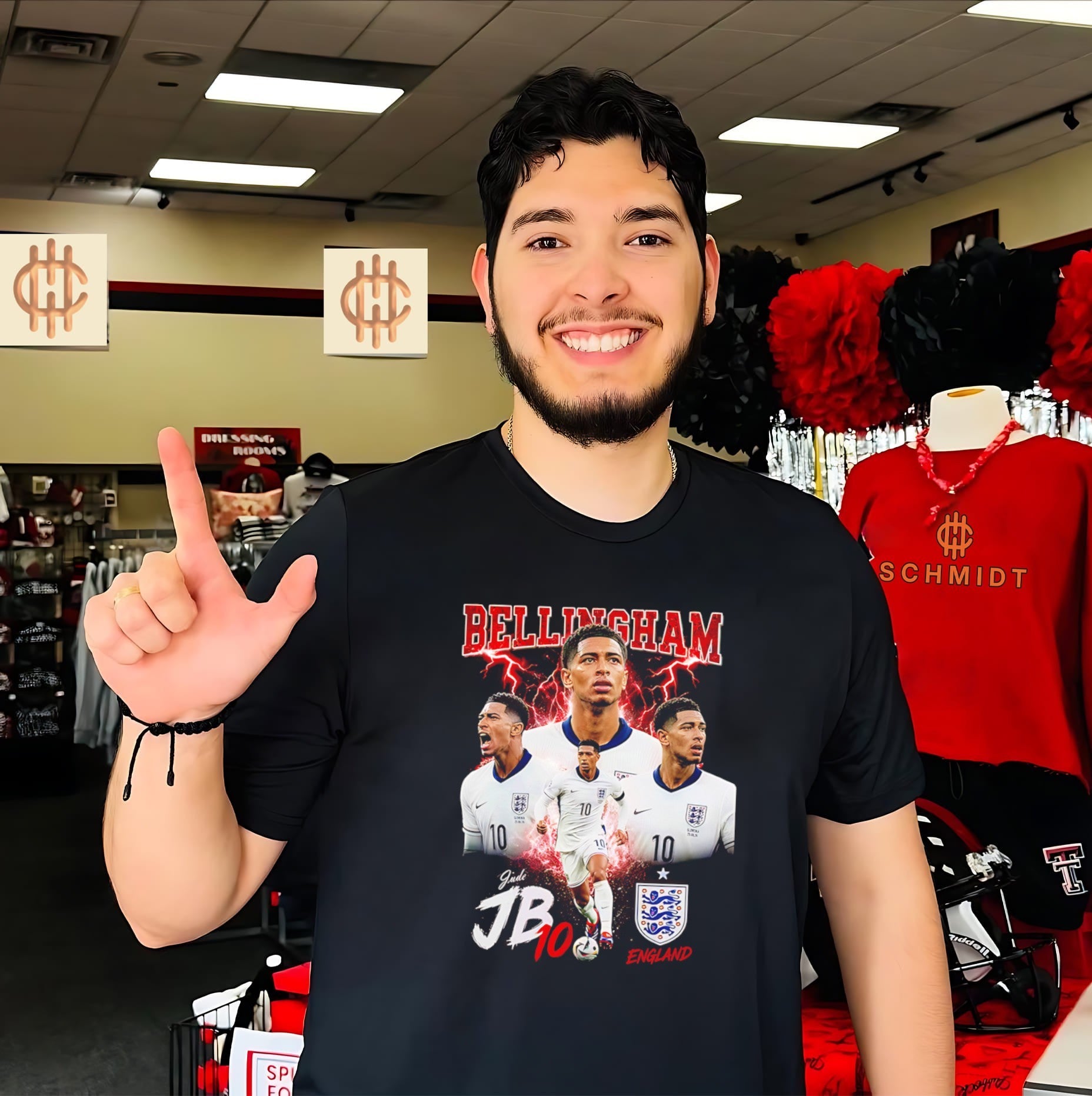 World Cup 2026 Jude Bellingham England graphic shirt
