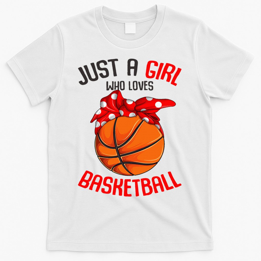 Just a Girl who Loves Basketball T-Shirt Hoodie, Sweatshirt | CoreVibeTees.com
