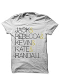 This Is Us Half Sleeve White T-Shirt Hoodie, Sweatshirt | CoreVibeTees.com