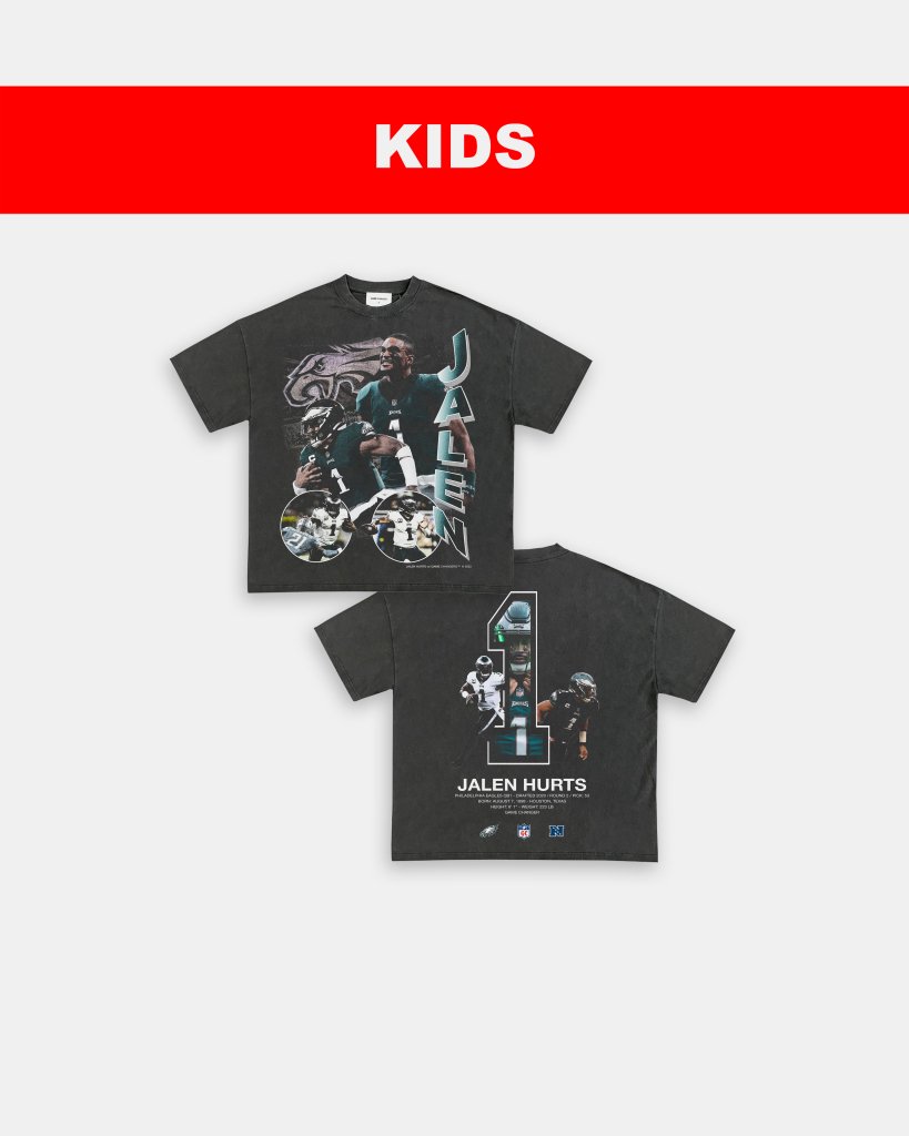 JALEN HURTS - KIDS TEE [DS] Hoodie, Sweatshirt | CoreVibeTees.com (Image 5)