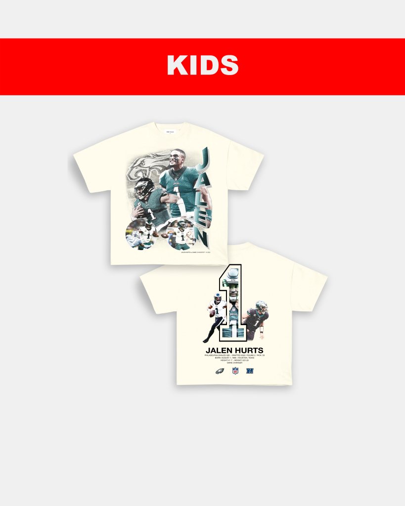 JALEN HURTS - KIDS TEE [DS] Hoodie, Sweatshirt | CoreVibeTees.com (Image 4)