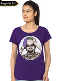 Jared Leto Suicide Squad Girls Purple T-Shirt Hoodie, Sweatshirt | CoreVibeTees.com