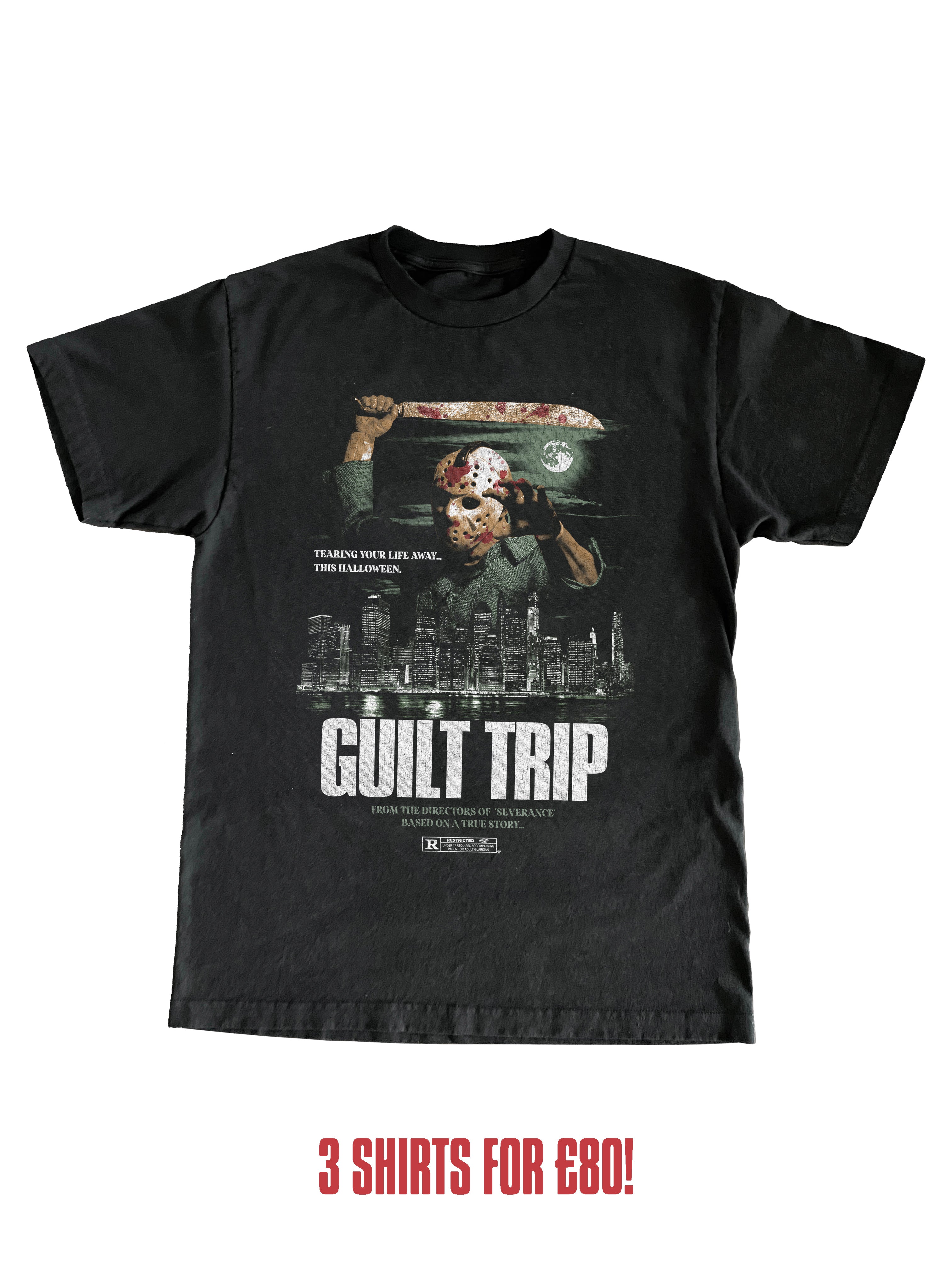 Guilt Trip - Voorhees T-Shirt Hoodie, Sweatshirt | CoreVibeTees.com (Image 1)