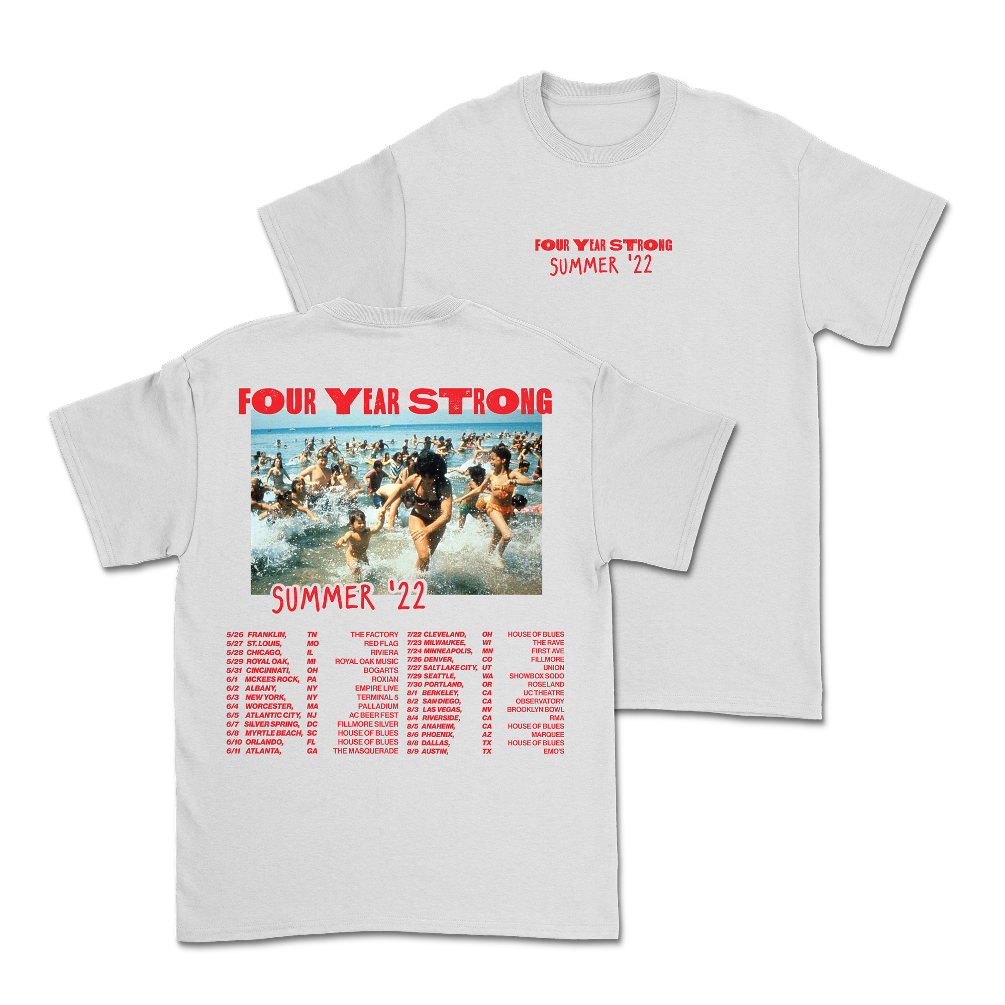 Four Year Strong - Summer Shirt Hoodie, Sweatshirt | CoreVibeTees.com (Image 1)