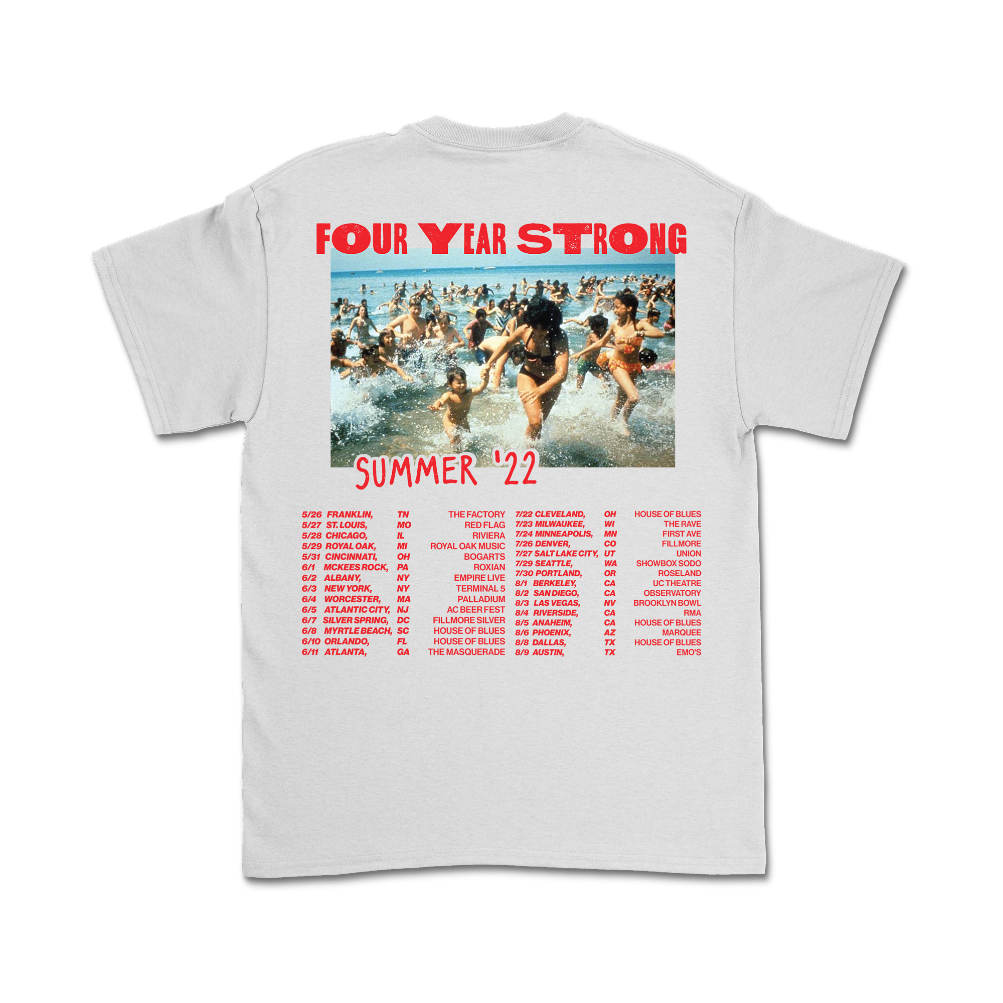 Four Year Strong - Summer Shirt Hoodie, Sweatshirt | CoreVibeTees.com (Image 3)