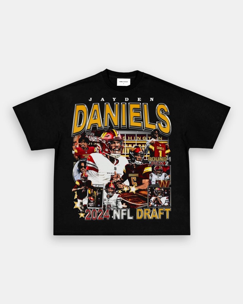 JAYDEN DANIELS - COMMANDERS TEE Hoodie, Sweatshirt | CoreVibeTees.com (Image 1)