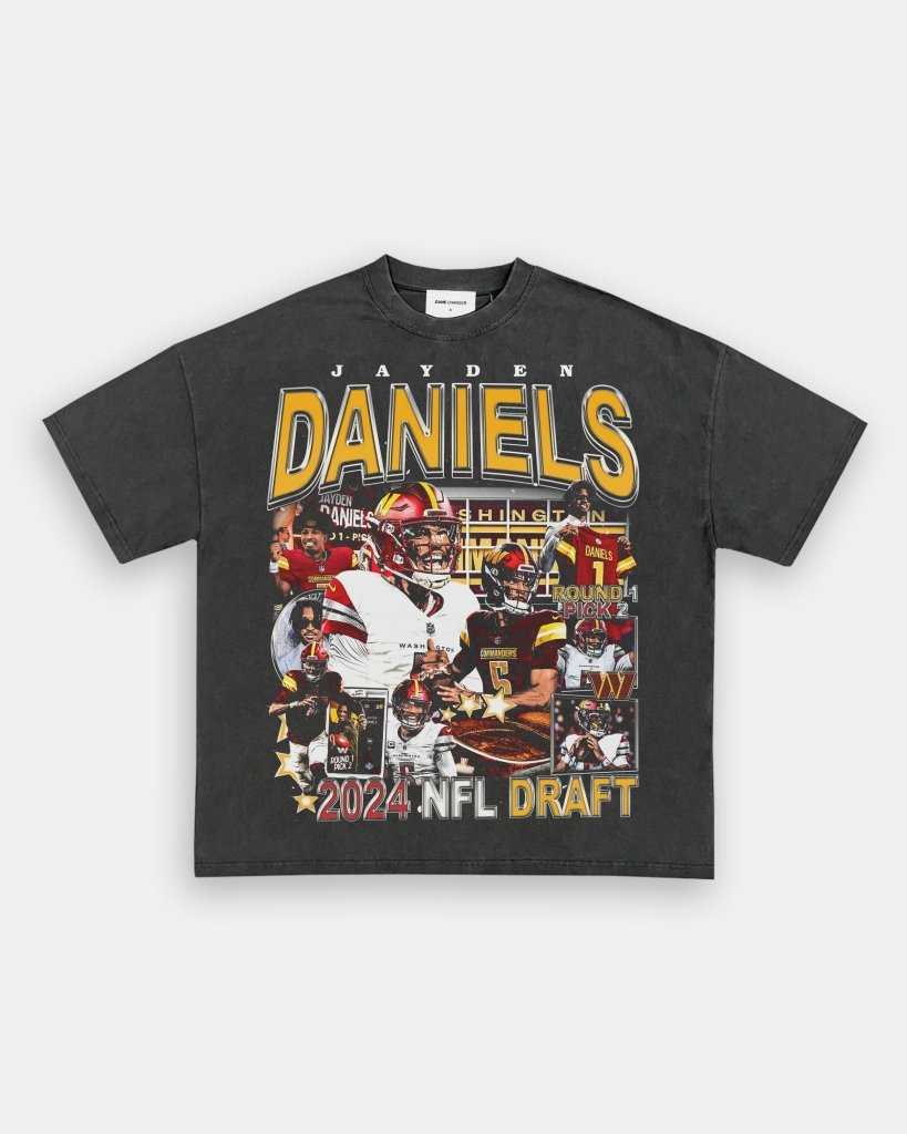 JAYDEN DANIELS - COMMANDERS TEE Hoodie, Sweatshirt | CoreVibeTees.com (Image 3)