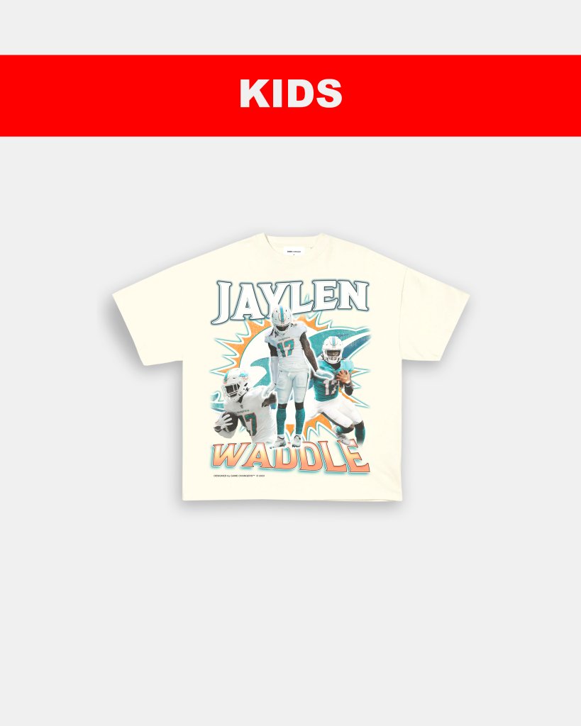 JAYLEN WADDLE - KIDS TEE Hoodie, Sweatshirt | CoreVibeTees.com (Image 4)