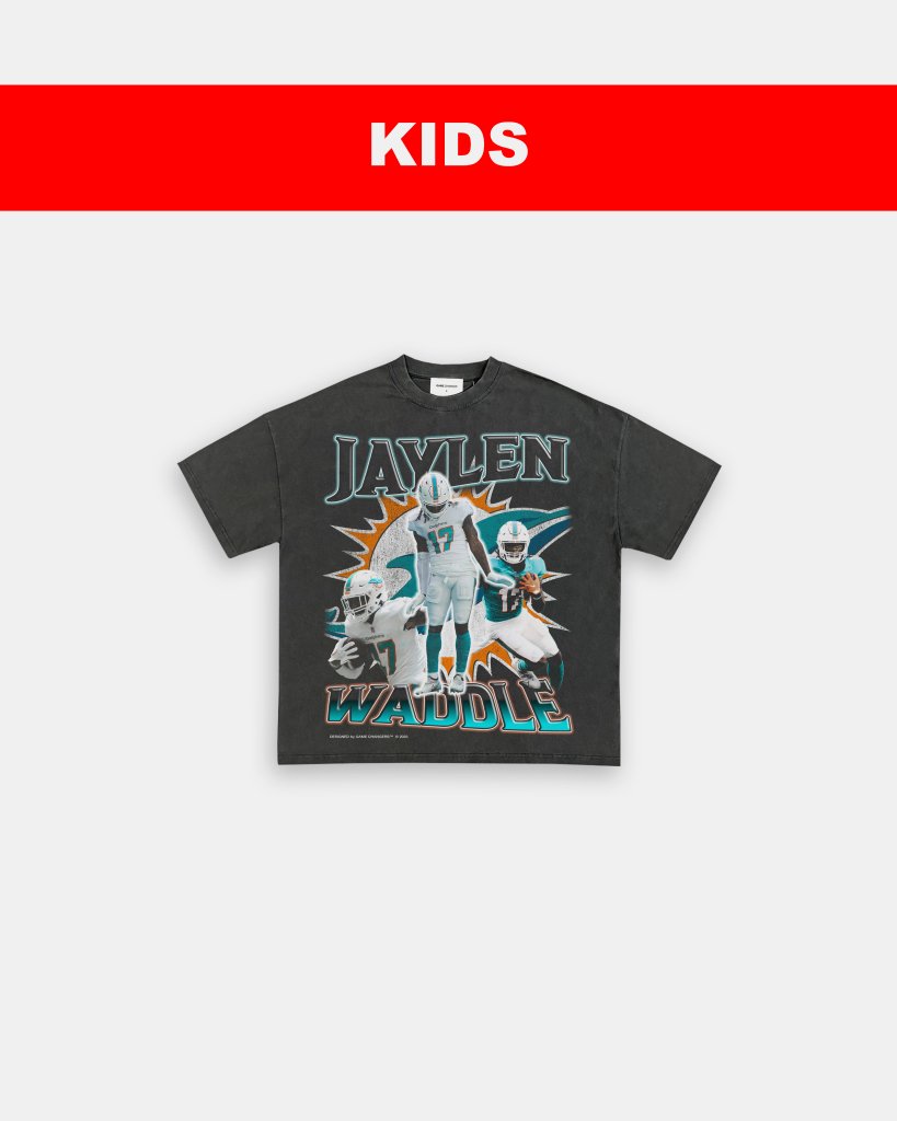 JAYLEN WADDLE - KIDS TEE Hoodie, Sweatshirt | CoreVibeTees.com (Image 1)