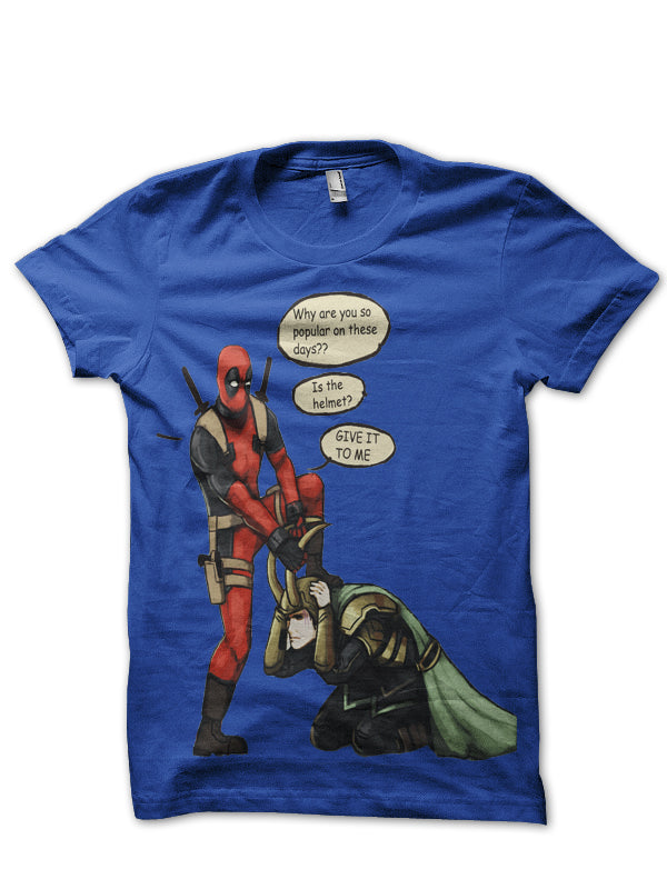 Jealous Deadpool Blue Tee (All Colours Available) Hoodie, Sweatshirt | CoreVibeTees.com