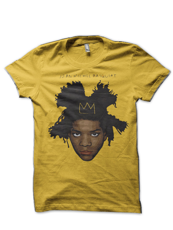 Jean Michel Basquiat Yellow T-Shirt Hoodie, Sweatshirt | CoreVibeTees.com