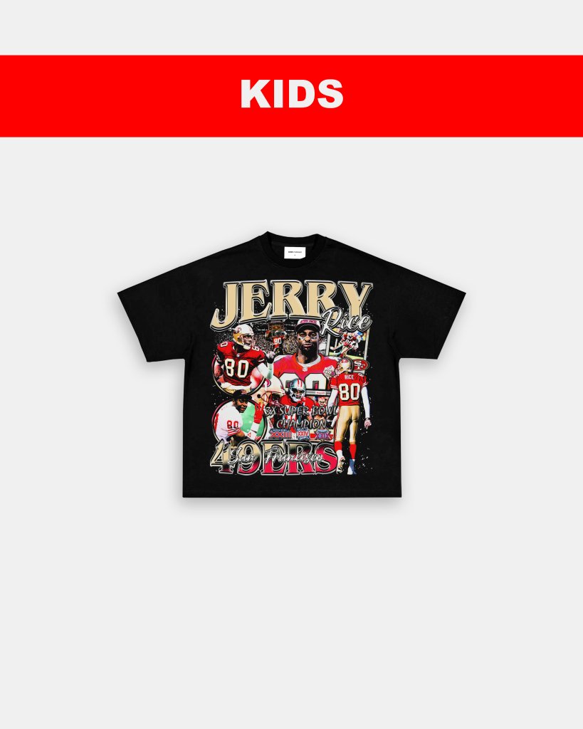 JERRY RICE - KIDS TEE Hoodie, Sweatshirt | CoreVibeTees.com (Image 3)