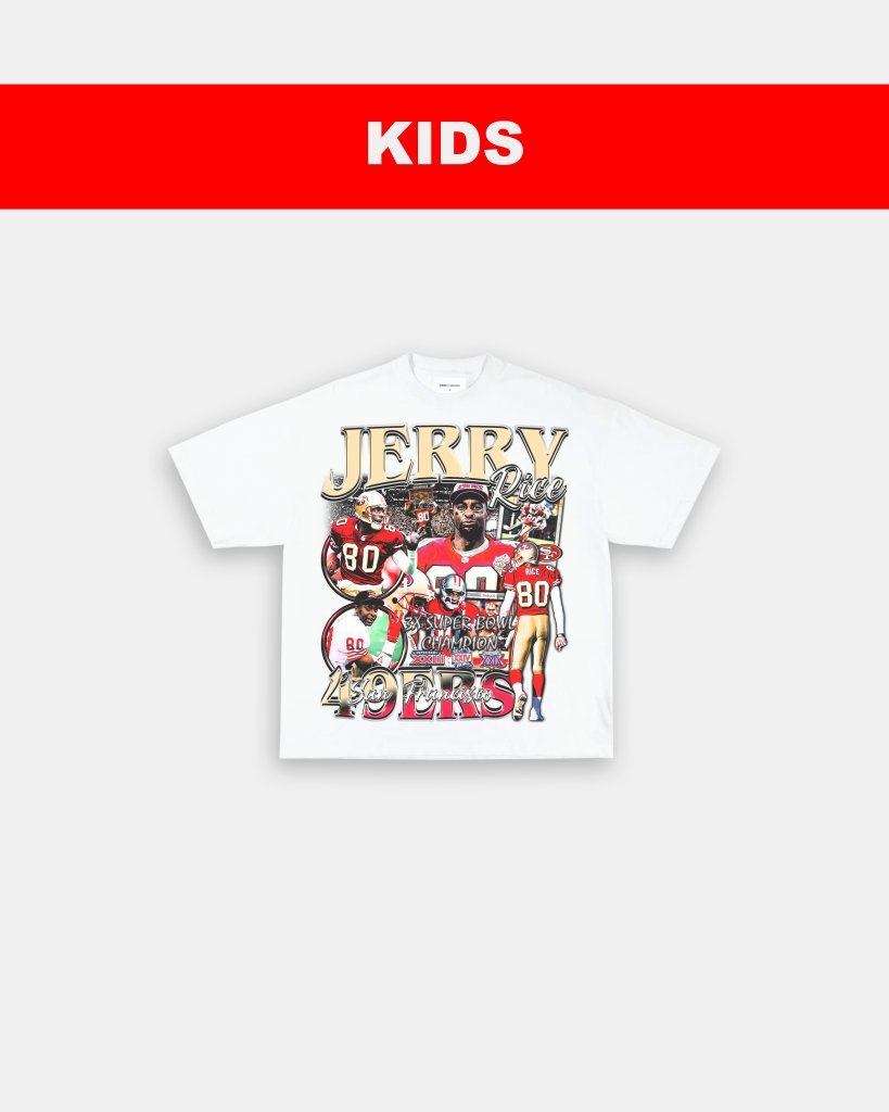 JERRY RICE - KIDS TEE Hoodie, Sweatshirt | CoreVibeTees.com (Image 2)