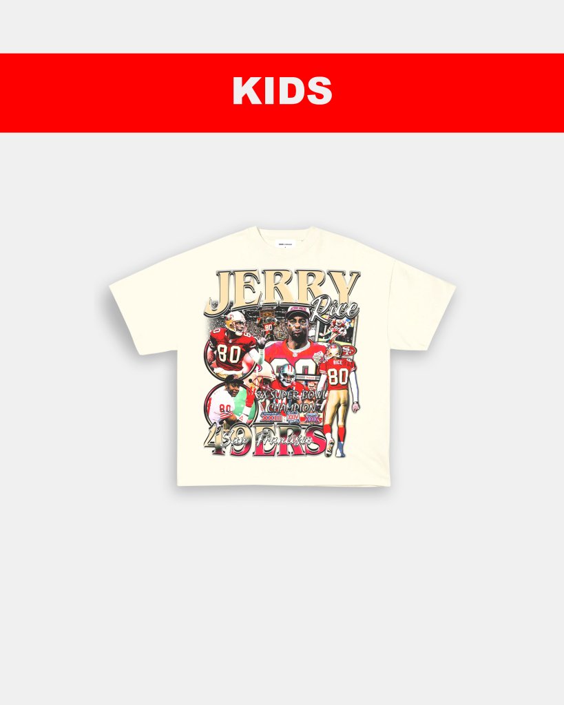 JERRY RICE - KIDS TEE Hoodie, Sweatshirt | CoreVibeTees.com (Image 4)