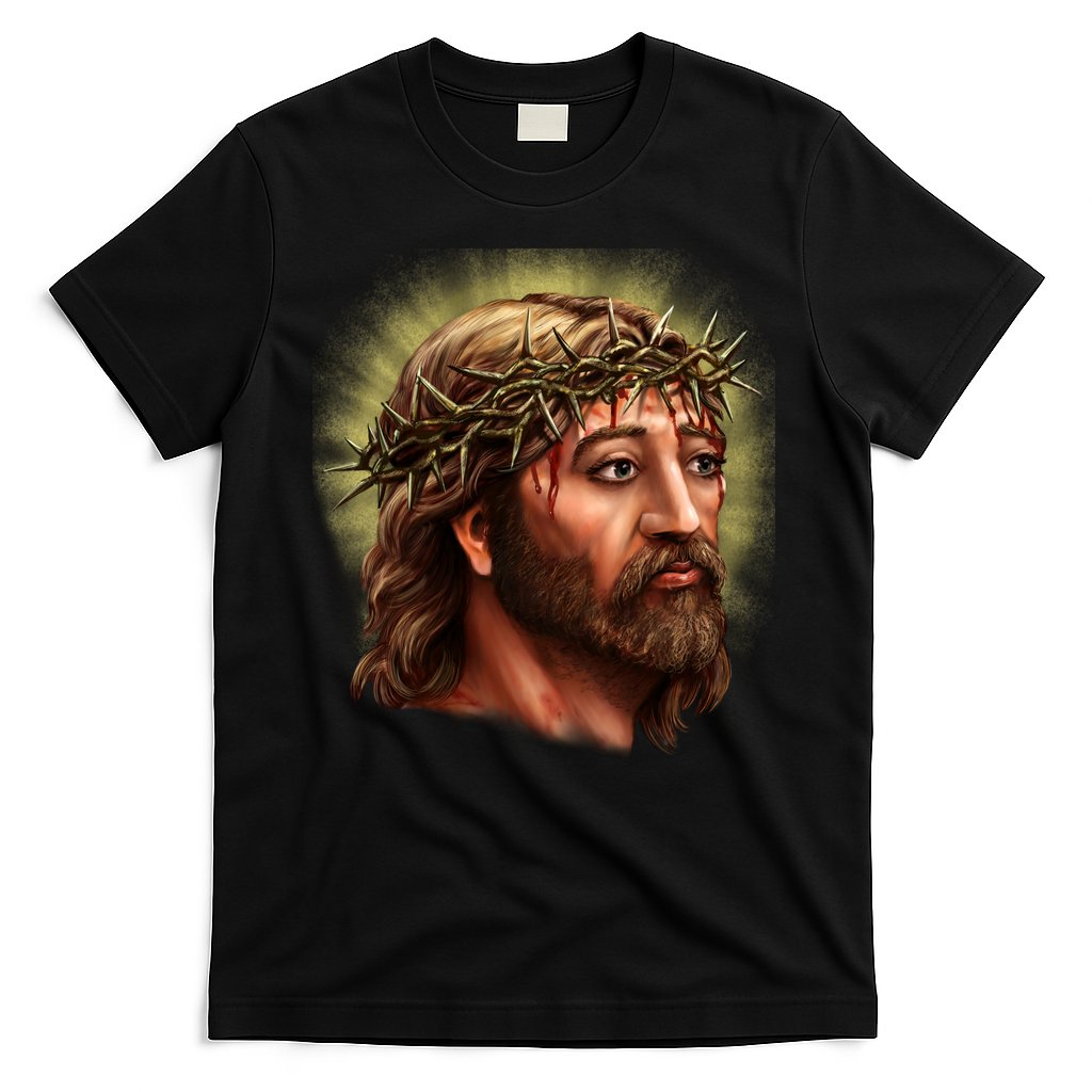 Jesus Abstract Portrait T-Shirt Hoodie, Sweatshirt | CoreVibeTees.com