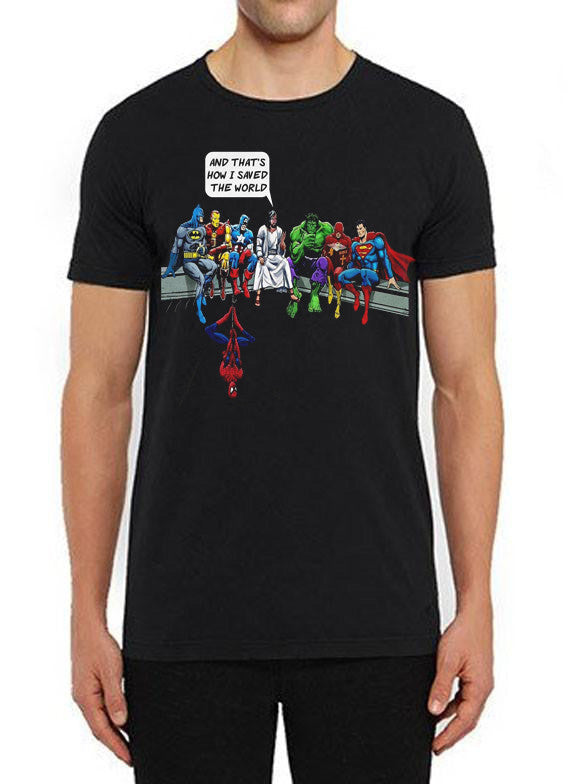 Jesus And The Avengers Black T-Shirt Hoodie, Sweatshirt | CoreVibeTees.com