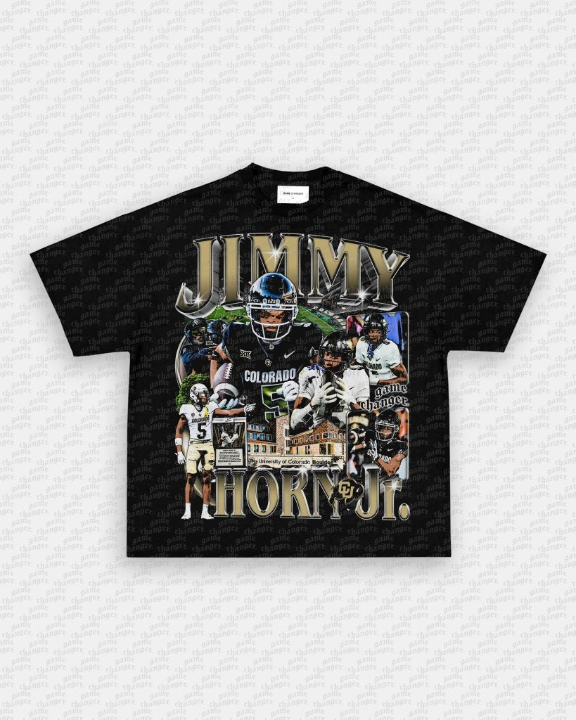 JIMMY HORN JR TEE Hoodie, Sweatshirt | CoreVibeTees.com (Image 1)