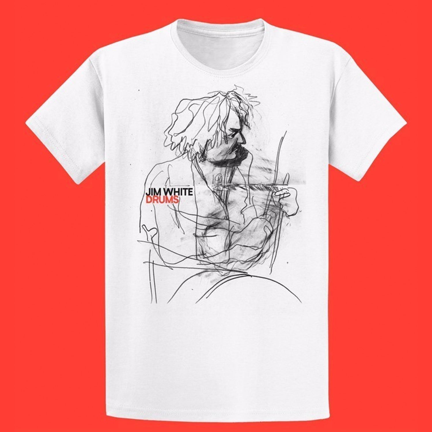 Sketch T-Shirt (White) Hoodie, Sweatshirt | CoreVibeTees.com