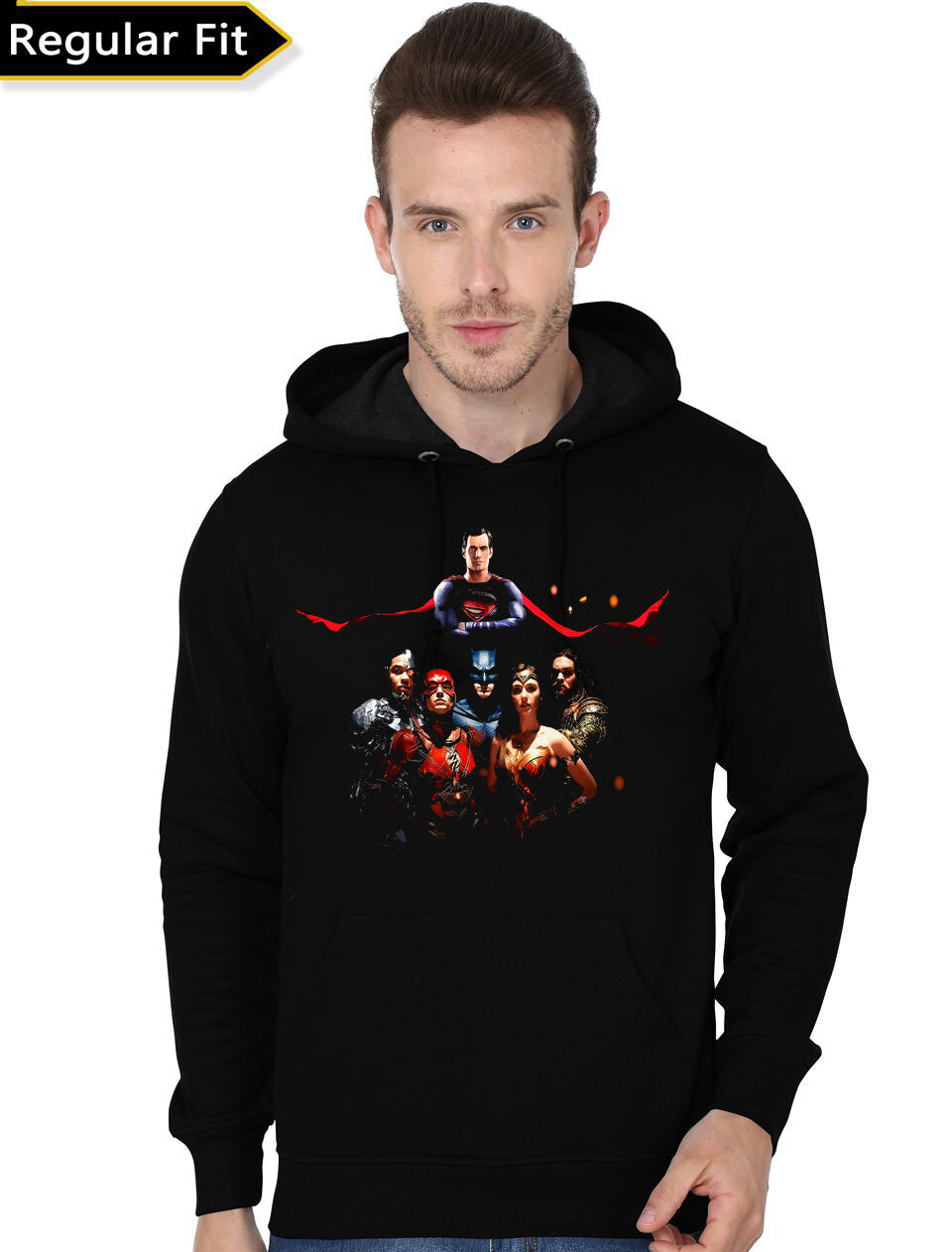 Justice League: You Cant Save The World Alone Black Hoodie T-Shirts, Sweatshirt | CoreVibeTees.com