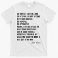 John Lewis Tee Get In Good Necessary Trouble Social Justice T-Shirt Hoodie, Sweatshirt | CoreVibeTees.com