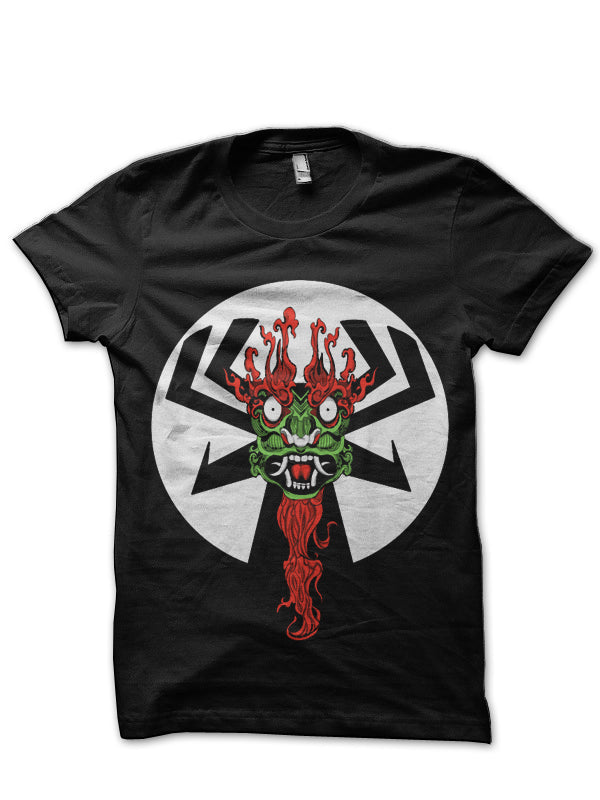 Aku â€“ Samurai Jack Black T-Shirt Hoodie, Sweatshirt | CoreVibeTees.com