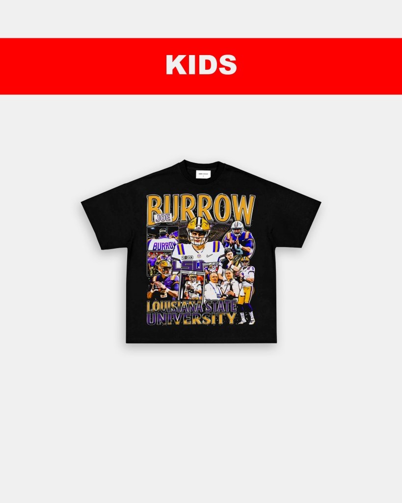 JOE BURROW - LSU - KIDS TEE Hoodie, Sweatshirt | CoreVibeTees.com (Image 3)