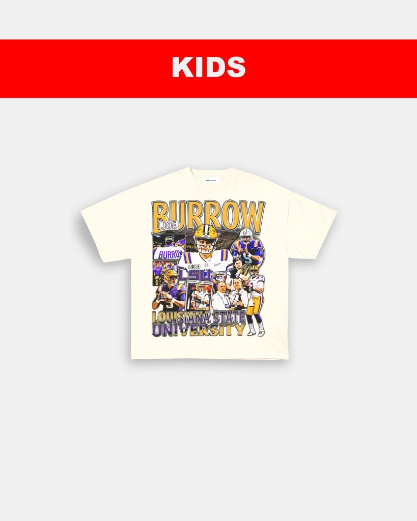 JOE BURROW - LSU - KIDS TEE Hoodie, Sweatshirt | CoreVibeTees.com (Image 4)
