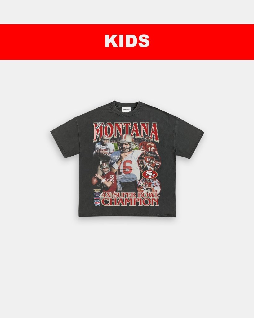 JOE MONTANA - KIDS TEE Hoodie, Sweatshirt | CoreVibeTees.com (Image 1)