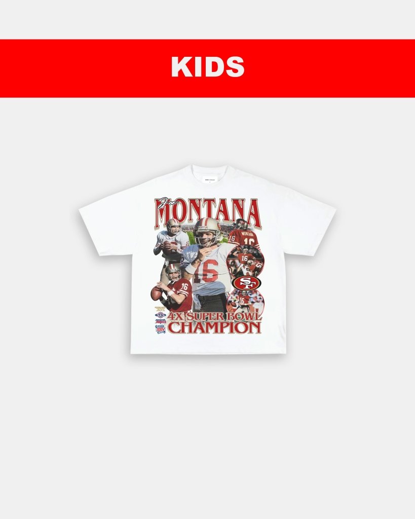 JOE MONTANA - KIDS TEE Hoodie, Sweatshirt | CoreVibeTees.com (Image 2)