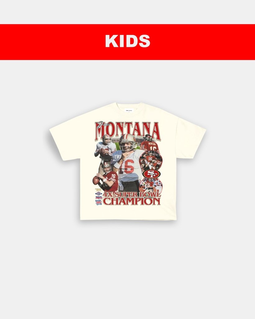 JOE MONTANA - KIDS TEE Hoodie, Sweatshirt | CoreVibeTees.com (Image 4)