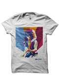 Joe Perry Half Sleeve White T-Shirt Hoodie, Sweatshirt | CoreVibeTees.com