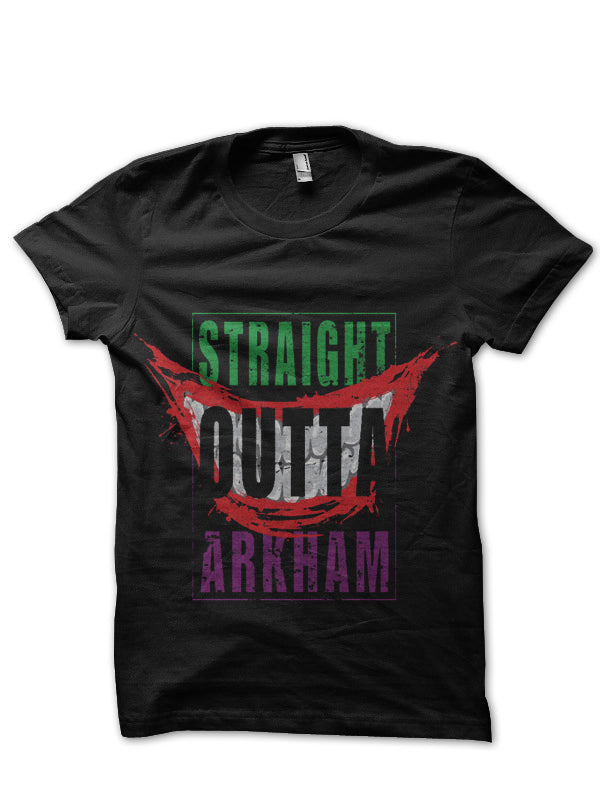 Straight Outta Arkham T-Shirt Hoodie, Sweatshirt | CoreVibeTees.com