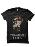 Jon Snow Black T-Shirt Hoodie, Sweatshirt | CoreVibeTees.com