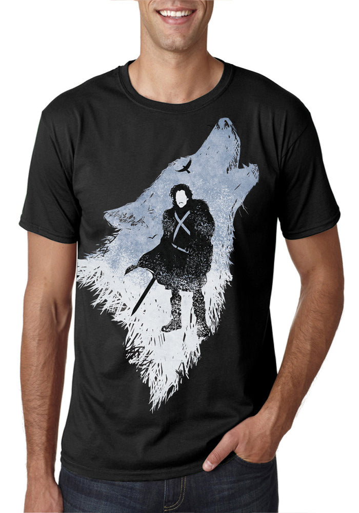 Jon Snow Bastard Of Winterfell Black T-Shirt Hoodie, Sweatshirt | CoreVibeTees.com