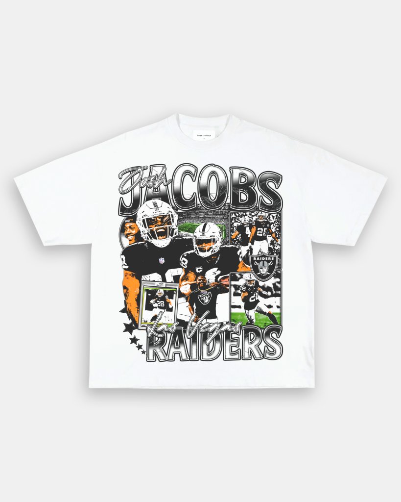 JOSH JACOBS 2 TEE Hoodie, Sweatshirt | CoreVibeTees.com (Image 2)