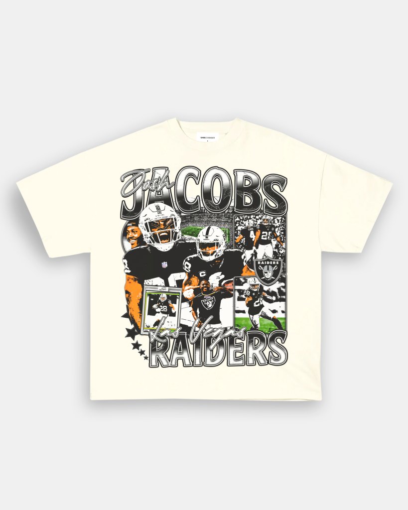 JOSH JACOBS 2 TEE Hoodie, Sweatshirt | CoreVibeTees.com (Image 4)