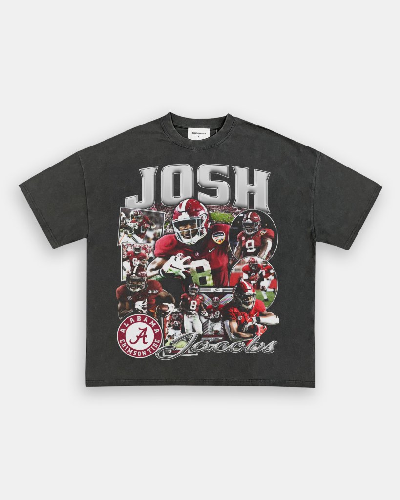JOSH JACOBS - ALABAMA TEE Hoodie, Sweatshirt | CoreVibeTees.com (Image 1)