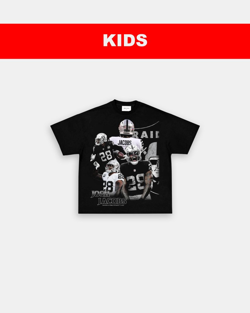 JOSH JACOBS - KIDS TEE Hoodie, Sweatshirt | CoreVibeTees.com (Image 3)