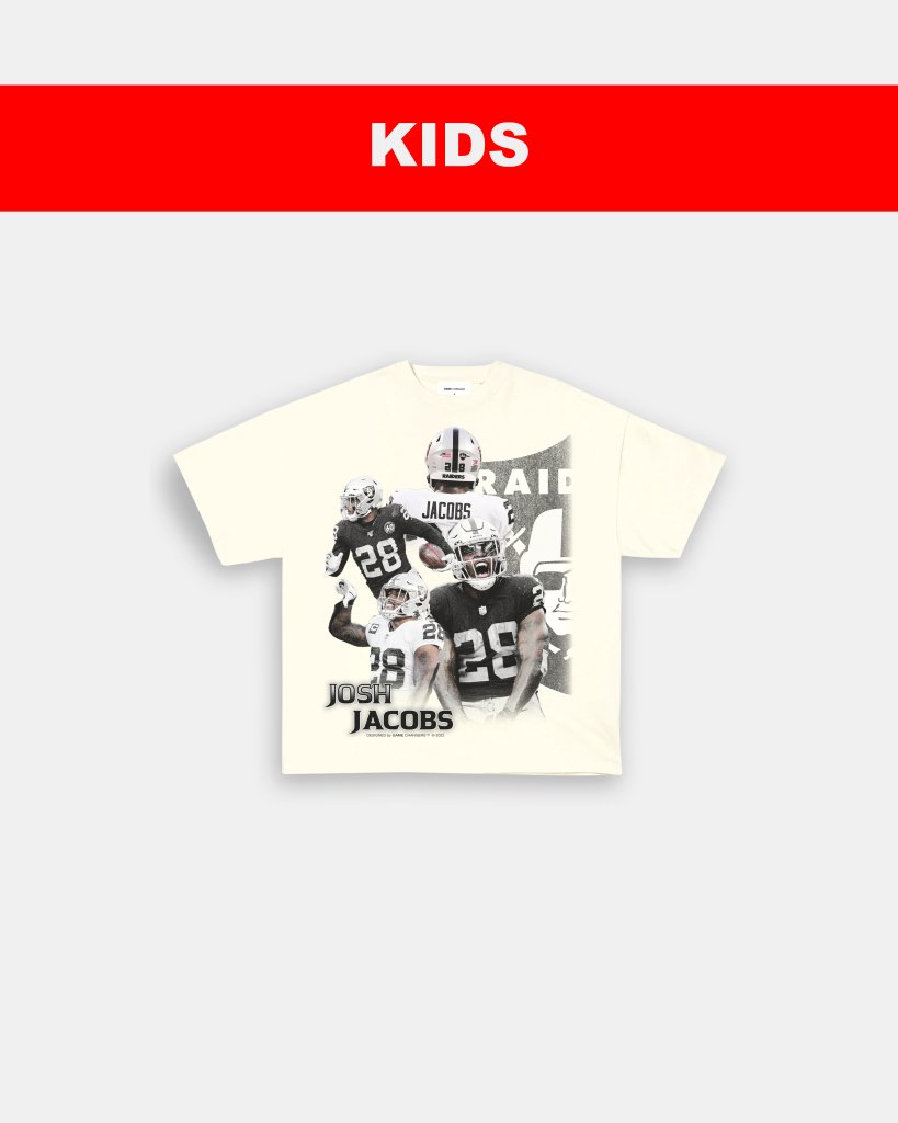 JOSH JACOBS - KIDS TEE Hoodie, Sweatshirt | CoreVibeTees.com (Image 4)