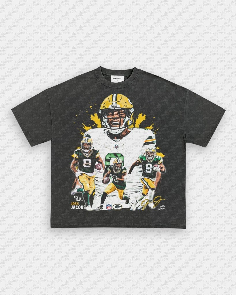 JOSH JACOBS - PACKERS TEE Hoodie, Sweatshirt | CoreVibeTees.com (Image 1)