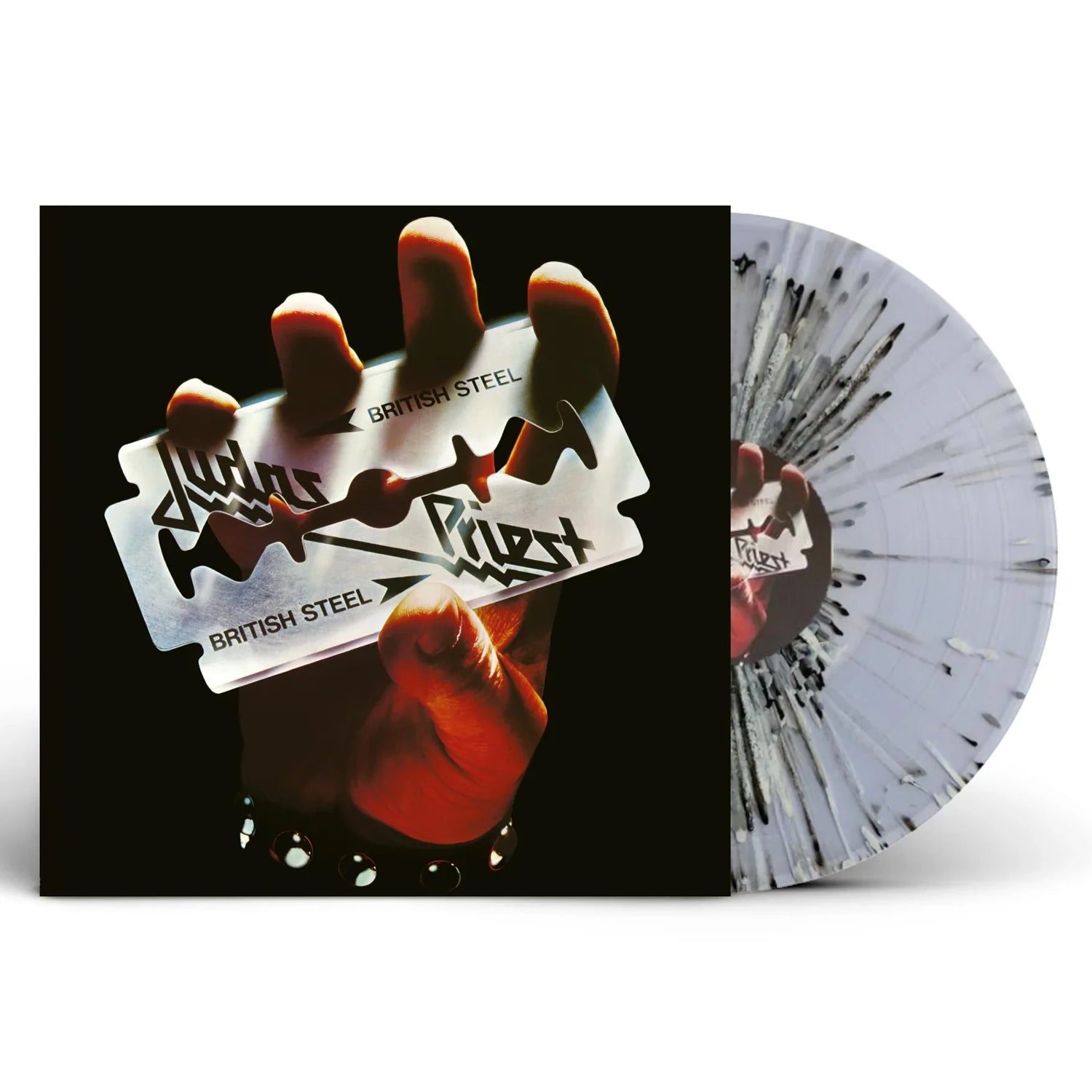 British Steel LP (Transparent Black & White Splatter Vinyl) T-Shirts, Hoodie, Sweatshirt | CoreVibeTees.com