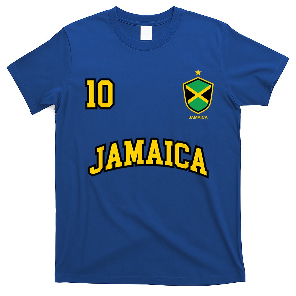 Jamaica Shirts Number 10 Soccer Team Sports Jamaican Flag T-Shirt Hoodie, Sweatshirt | CoreVibeTees.com