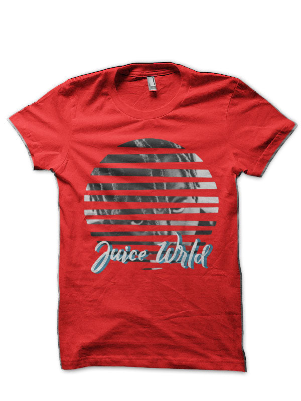 Juice Wrld Red Half Sleeve T-Shirt Hoodie, Sweatshirt | CoreVibeTees.com