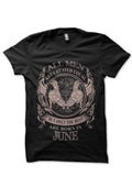 All Men Are Created Equal But Only The Best Are Born In June Black T-Shirt Hoodie, Sweatshirt | CoreVibeTees.com