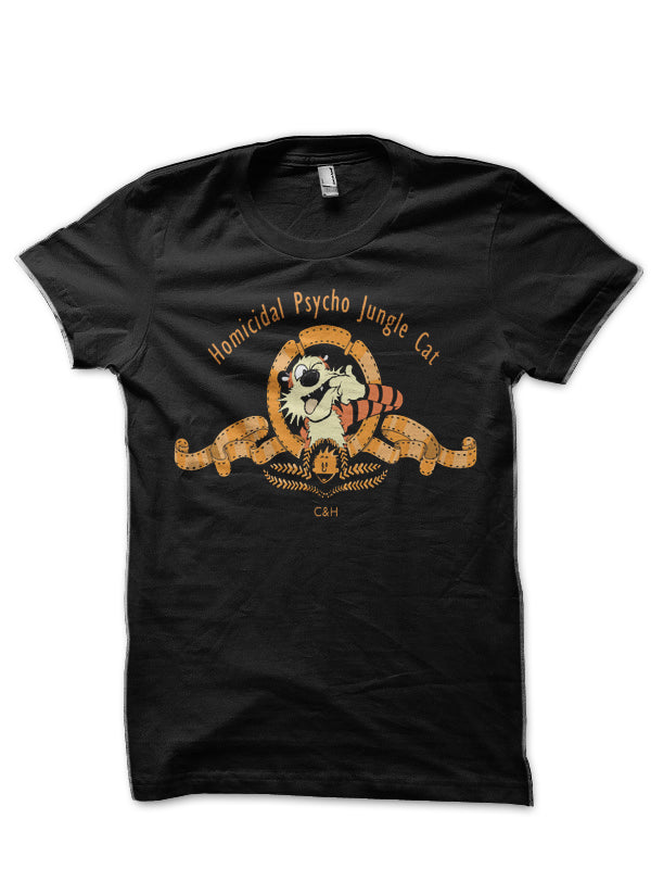 Homicidal Psycho Jungle Cat Black T-Shirt Hoodie, Sweatshirt | CoreVibeTees.com