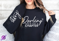 JUST A NEW CHAPTER W/ SLEEVE PRINT CREWNECK SWEATSHIRT T-Shirts, Hoodie | CoreVibeTees.com (Image 1)