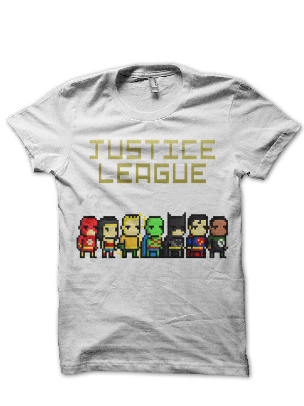 Justice League White T-Shirt Style005 Hoodie, Sweatshirt | CoreVibeTees.com