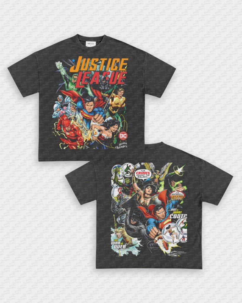 JUSTICE LEAGUE TEE - [DS] Hoodie, Sweatshirt | CoreVibeTees.com (Image 4)
